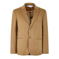 сако,мъжки,якета,off,white,logo,patch,single,breasted,blazer,camel