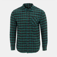 firetrap,check,shirt,mens,green,black
