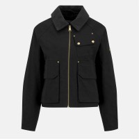 яке,дамски,якета,и,палта,barbour,international,women's,warlock,heavy,cotton,faux,velvet,collar,boxy,coach,jacket,black