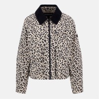 яке,дамски,якета,и,палта,barbour,international,women's,warlock,heavy,cotton,faux,velvet,collar,boxy,coach,jacket,jasmine,leopard