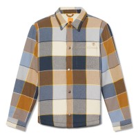облекла,на,разпродажба,мъжки,якета,timberland,sherpa,lined,plaid,overshirt,dark,w,dark,wheat