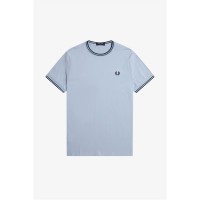 тениска,облекла,на,разпродажба,мъжки,тениски,fred,perry,twin,tipped,t,shirt,lt,smoke,y58