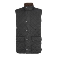 елек,облекла,на,разпродажба,мъжки,якета,barbour,men's,lowerdale,diamond,quilted,gilet,black,bk11