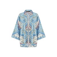 дамски,якета,и,палта,mela,london,mela,london,blue,satin,chain,print,kimono,blue