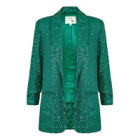 сако,дамски,якета,и,палта,yumi,yumi,green,sequin,blazer,with,pockets,bright,green