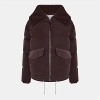 яке,дамски,якета,и,палта,varley,women's,roseville,duck,down,long,sleeve,down,jacket,coffee,bean