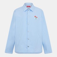 яке,мъжки,якета,kenzo,men,s,archive,flower,long,sleeve,coach,jacket,glacier,62a