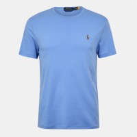 тениска,облекла,на,разпродажба,мъжки,тениски,polo,ralph,lauren,men's,regular,fit,pima,t,shirt,canvas,blue