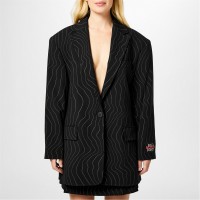 яке,дамски,якета,и,палта,hugo,x,bella,poarch,oversized,fit,pinstripe,jacket,open,misc