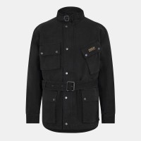 яке,barbour,men,s,b,intl,washed,wax,jacket,black