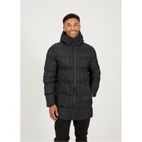 яке,мъжки,якета,brave,soul,hooded,longline,jacket,black