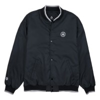 яке,мъжки,якета,converse,men's,retro,snap,button,varsity,jacket,black,001