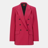 дамско,сако,дамски,якета,и,палта,hugo,women,s,amalisa,long,sleeve,zip,blazer,medium,pink