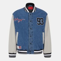 яке,мъжки,якета,hugo,men,s,denim,jacket,bright,blue