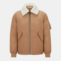 яке,мъжки,якета,boss,men's,calliano,tailored,shearling,jacket,beige