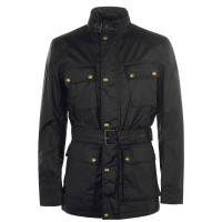 яке,мъжки,якета,belstaff,men,s,trialmaster,water,and,wind,resistant,waxed,cotton,long,sleeve,wax,jacket,black