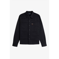 облекла,на,разпродажба,мъжки,якета,fred,perry,fred,twill,overshirt,sn62,black,102
