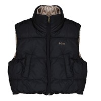 юношески,елек,детски,облекла,boss,reversible,gilet,juniors,black,09b