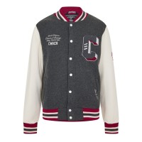мъжко,яке,облекла,на,разпродажба,мъжки,якета,criminal,damage,criminaldamage,varsity,jacket,mens,charcoal