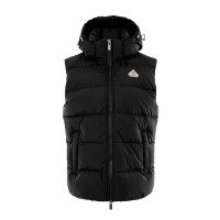 елек,облекла,на,разпродажба,мъжки,якета,pyrenex,men's,spoutnic,water,resistant,duck,down,hooded,gilet,black,0009