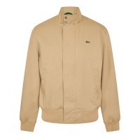 яке,облекла,на,разпродажба,мъжки,якета,lacoste,men's,twill,cotton,long,sleeve,harrington,jacket,beige,02s