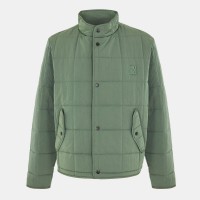 яке,мъжки,якета,hugo,men,s,birol,quilted,dwr,long,sleeve,harrington,jacket,open,green