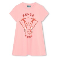 тениска,детски,3/4,панталони,kenzo,kids',logo,t,shirt,dress,pink,46t