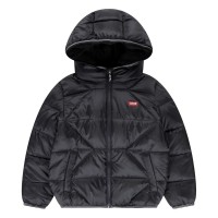 яке,детски,3/4,панталони,levis,kids',insulated,long,sleeve,short,puffer,jacket,black,023