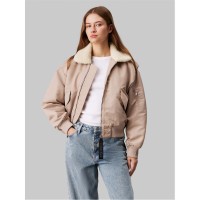 дамски,якета,и,палта,calvin,klein,jeans,satin,aviator,goat