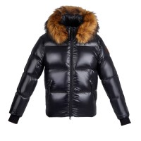 яке,дамски,якета,и,палта,arctic,army,faux,fur,puffer,jacket,black