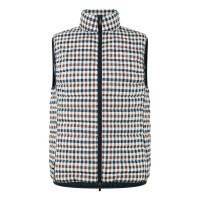 елек,облекла,на,разпродажба,мъжки,якета,aquascutum,men's,club,check,funnel,neck,full,zip,gilet,navy,check