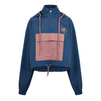 дамски,якета,и,палта,red,run,women's,cropped,hooded,quarter,zip,long,sleeve,windbreaker,midnight