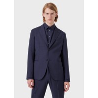 сако,мъжки,якета,emporio,armani,men's,2,button,blazer,blue,avio