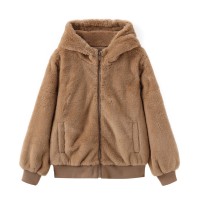 яке,дрехи,за,училище,детски,якета,и,палта,firetrap,short,plush,jacket,brown