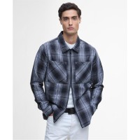 риза,с,дълъг,ръкав,мъжки,якета,barbour,international,men's,arne,cotton,long,sleeve,full,zip,overshirt,black,bk11