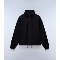 облекла,на,разпродажба,мъжки,якета,napapijri,men's,clay,black,water,resistant,rain,anorak,black,beauty