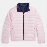 яке,детски,3/4,панталони,polo,ralph,lauren,kids',ralph,lauren,reversible,water,repellent,wind,resistant,funnel,neck,short,puffer,jacket,hint,of,pink