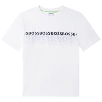 детска,тениска,детски,облекла,boss,boss,logo,t,shirt,junior,boys,white,10p