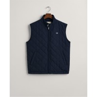 потник,облекла,на,разпродажба,мъжки,якета,gant,quilted,windcheater,vest,evening,bl,evening,433