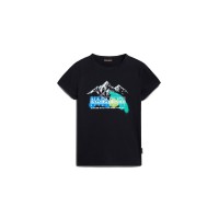 детска,тениска,napapijri,unisex,kids,liard,t,shirt,black,041