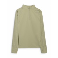 горнище,с,цип,облекла,на,разпродажба,мъжко,фитнес,облекло,4f,4f,zip,training,top,sn54,olive