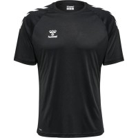 тениска,лека,атлетика,мъжко,фитнес,облекло,hummel,core,training,poly,t,shirt,senior,black