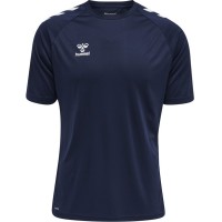 тениска,лека,атлетика,мъжко,фитнес,облекло,hummel,core,training,poly,t,shirt,senior,marine