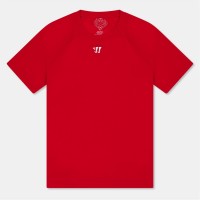 warrior,kids',tech,short,sleeve,performance,gym,top,red