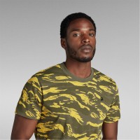 тениска,облекла,на,разпродажба,мъжки,тениски,g,star,camo,short,sleeve,t,shirt,dk,lemon,tig