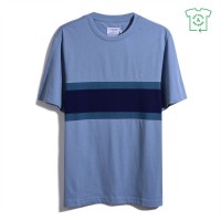 тениска,farah,men's,ginsberg,regular,fit,t,shirt,faded,denim,blu