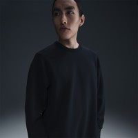 блуза,облекла,на,разпродажба,мъжки,ежедневни,облекла,мъжки,горнища,с,качулка,nike,24.7,impossiblysoft,crew,sweatshirt,black,black