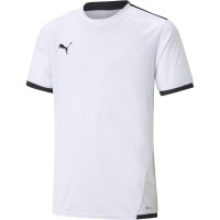 фланелка,детски,тениски,футбол,футболни,горнища,puma,teamliga,jersey,jr,white,black