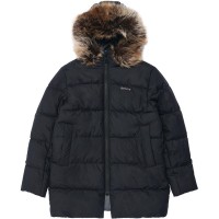яке,детски,3/4,панталони,barbour,kids',corbett,quilted,insulated,faux,fur,hood,short,puffer,jacket,black,bk11