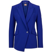 сако,дамски,якета,и,палта,boss,women's,jarinah,asymmetric,long,sleeve,blazer,open,blue,498